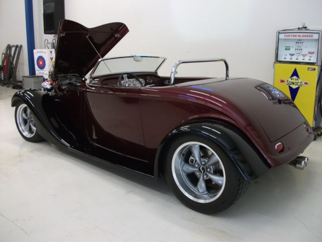 1933 Currant Red Ford Roadster Convertible