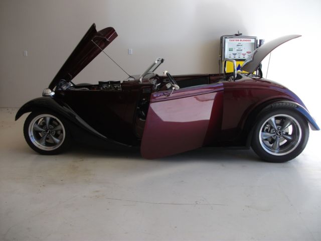 1933 Currant Red Ford Roadster Convertible