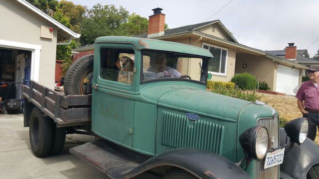 1934 Green Ford Other Pickups Cab & Chassis