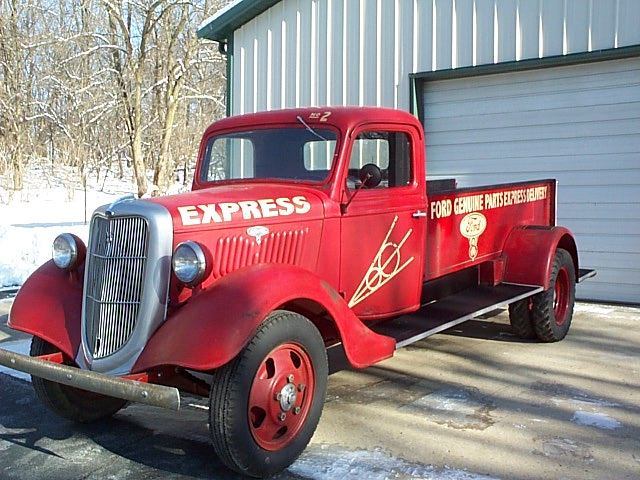 1935 Red Ford Other Pickups TRUCK