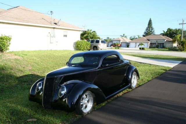 1937 CUSTOM PEARL PAINT BLACK/PURPLE Ford FORD 3 WINDOW COUPE Coupe