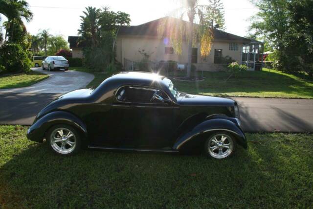 1937 CUSTOM PEARL PAINT BLACK/PURPLE Ford FORD 3 WINDOW COUPE Coupe