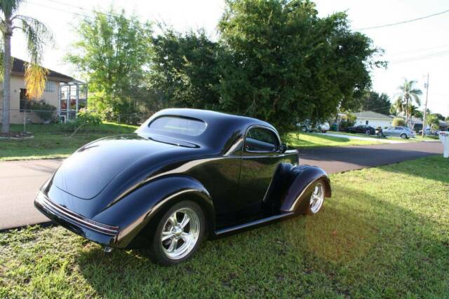 1937 CUSTOM PEARL PAINT BLACK/PURPLE Ford FORD 3 WINDOW COUPE Coupe