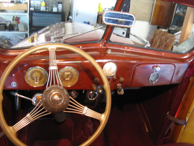 1937 Dark Red Ford Wagon Wagon