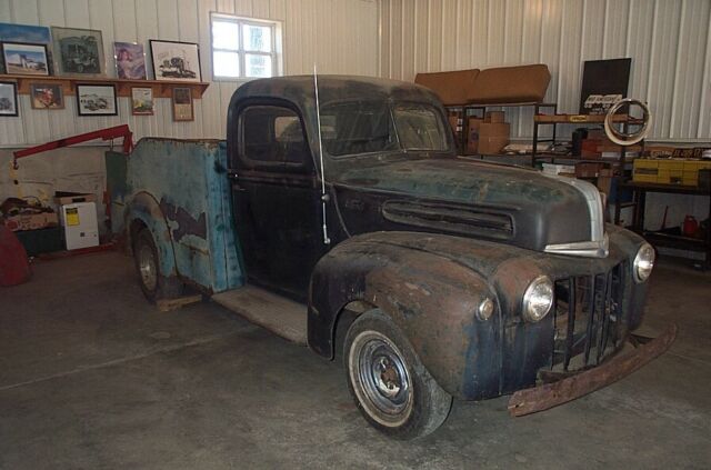 1947 Black Ford 1/2 Ton Pickup Extended Crew Cab Pickup