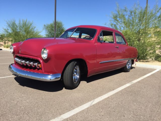 1950 Red Ford Other Coupe