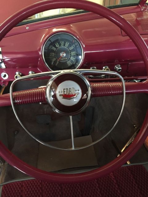 1950 Red Ford Other Coupe