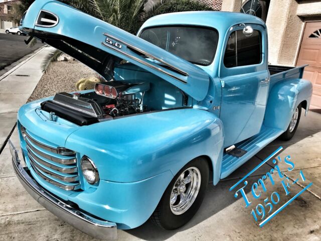 1950 Blue Ford Other Pickups Standard Cab Pickup