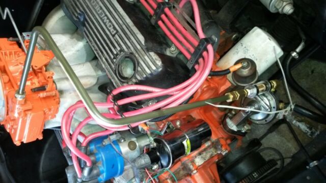 1955 Orange Ford F-100 Standard Cab Pickup