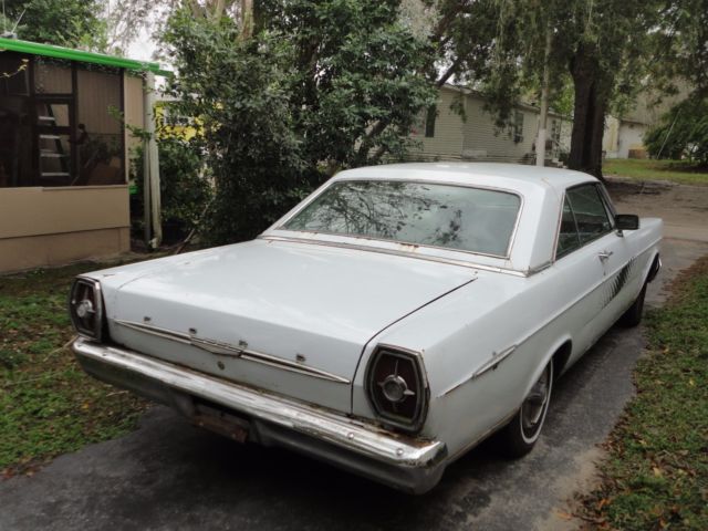 1965 White Ford Galaxie Coupe