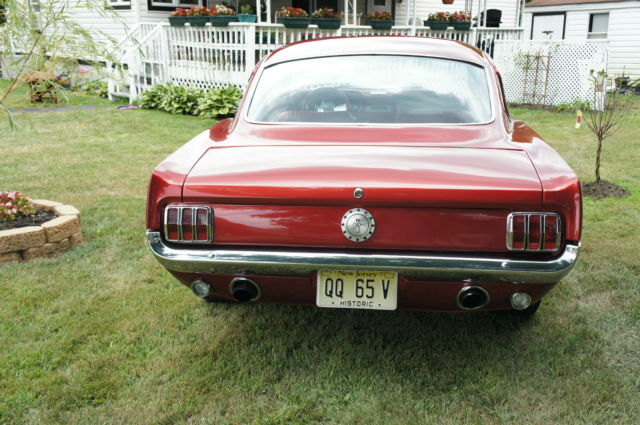 19650000 Red Ford Mustang Fastback