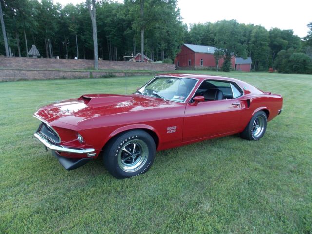 1969 Red Ford Mustang Fastback