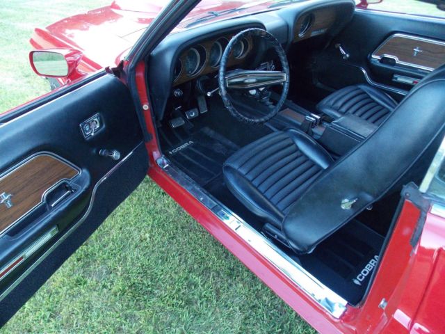 1969 Red Ford Mustang Fastback