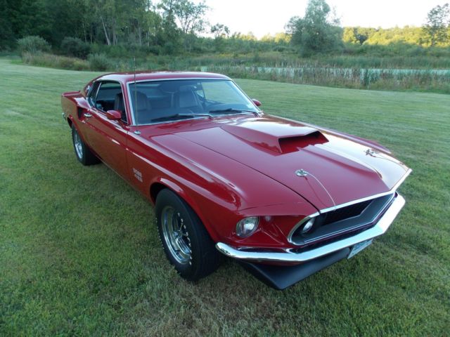 1969 Red Ford Mustang Fastback