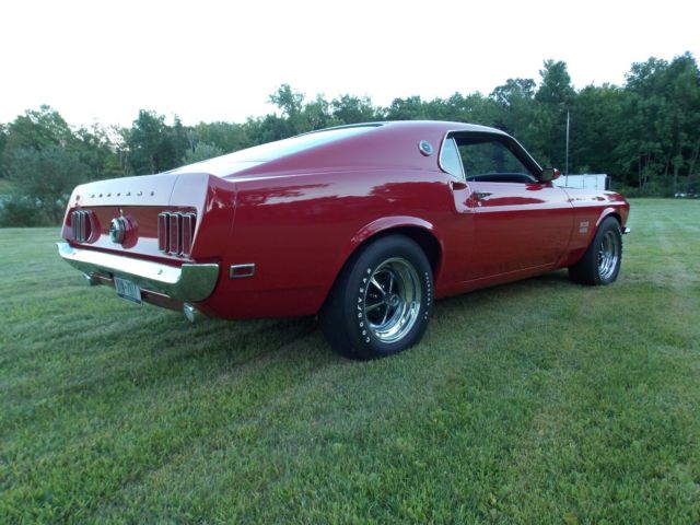 1969 Red Ford Mustang Fastback
