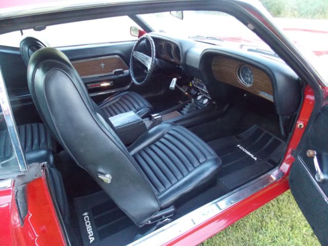 1969 Red Ford Mustang Fastback