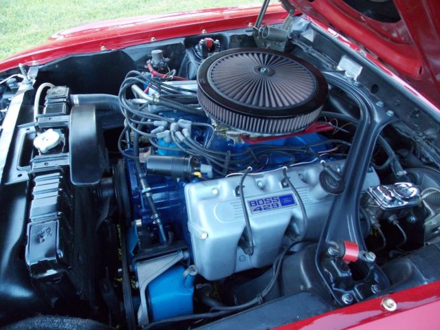 1969 Red Ford Mustang Fastback