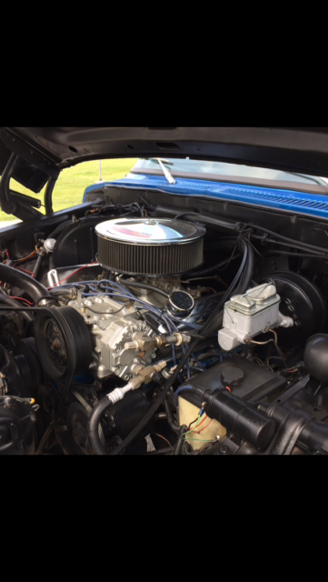 1973 Blue Ford 3/4 Ton Pickup Cab & Chassis