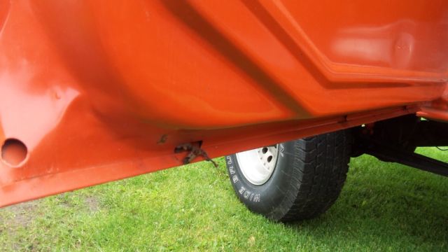 1979 Orange Ford F-150 Standard Cab Pickup