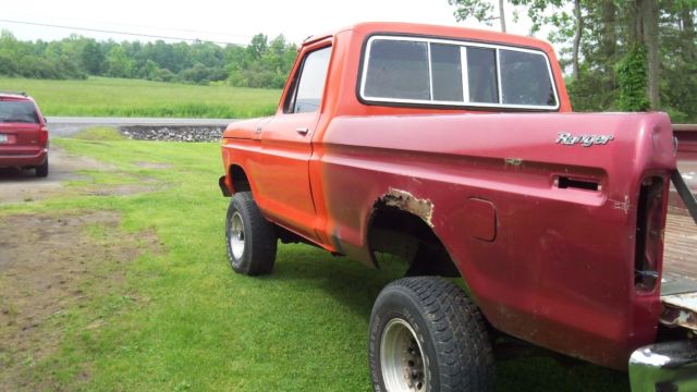 1979 Orange Ford F-150 Standard Cab Pickup
