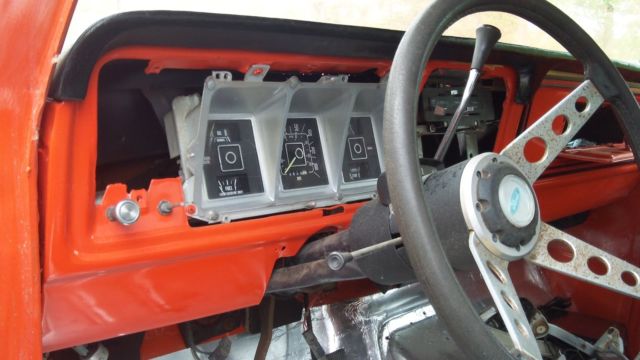 1979 Orange Ford F-150 Standard Cab Pickup