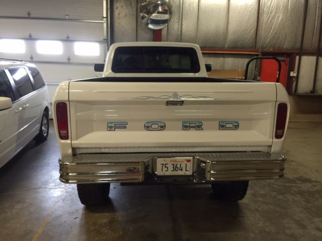 1979 white Ford F-250 Standard Cab Pickup