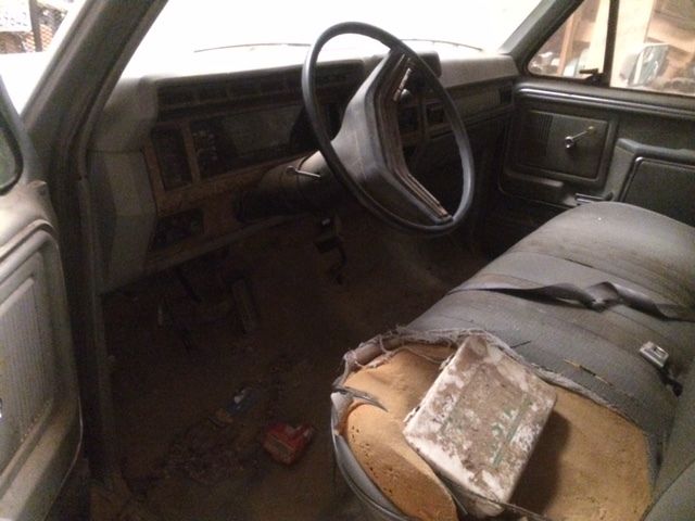 1986 Silver Ford F-250