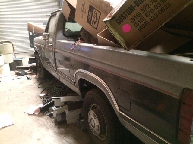 1986 Silver Ford F-250