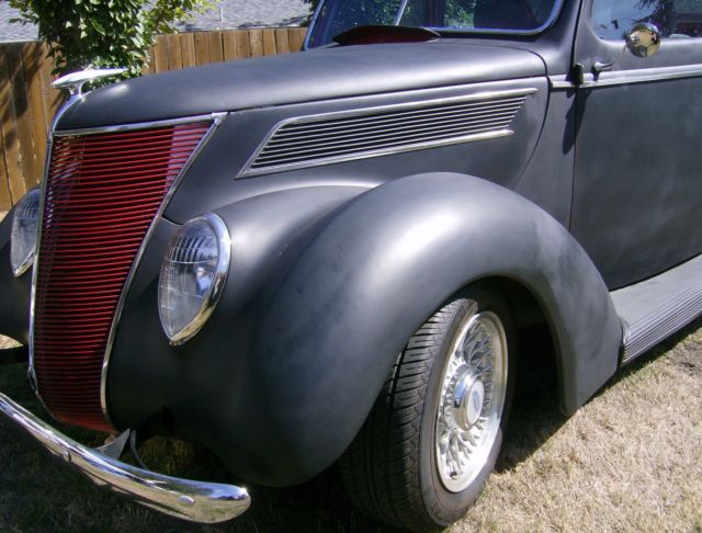 1937 black primer Ford Other 2 dr sedan