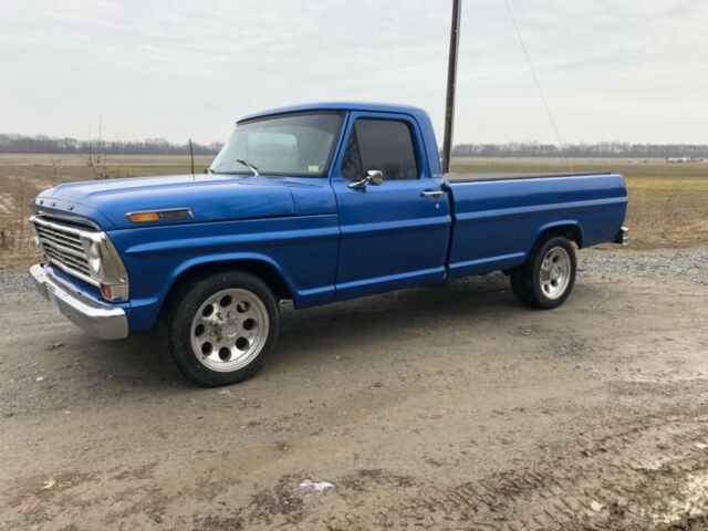 1968 Blue Ford F-250 Standard Cab Pickup