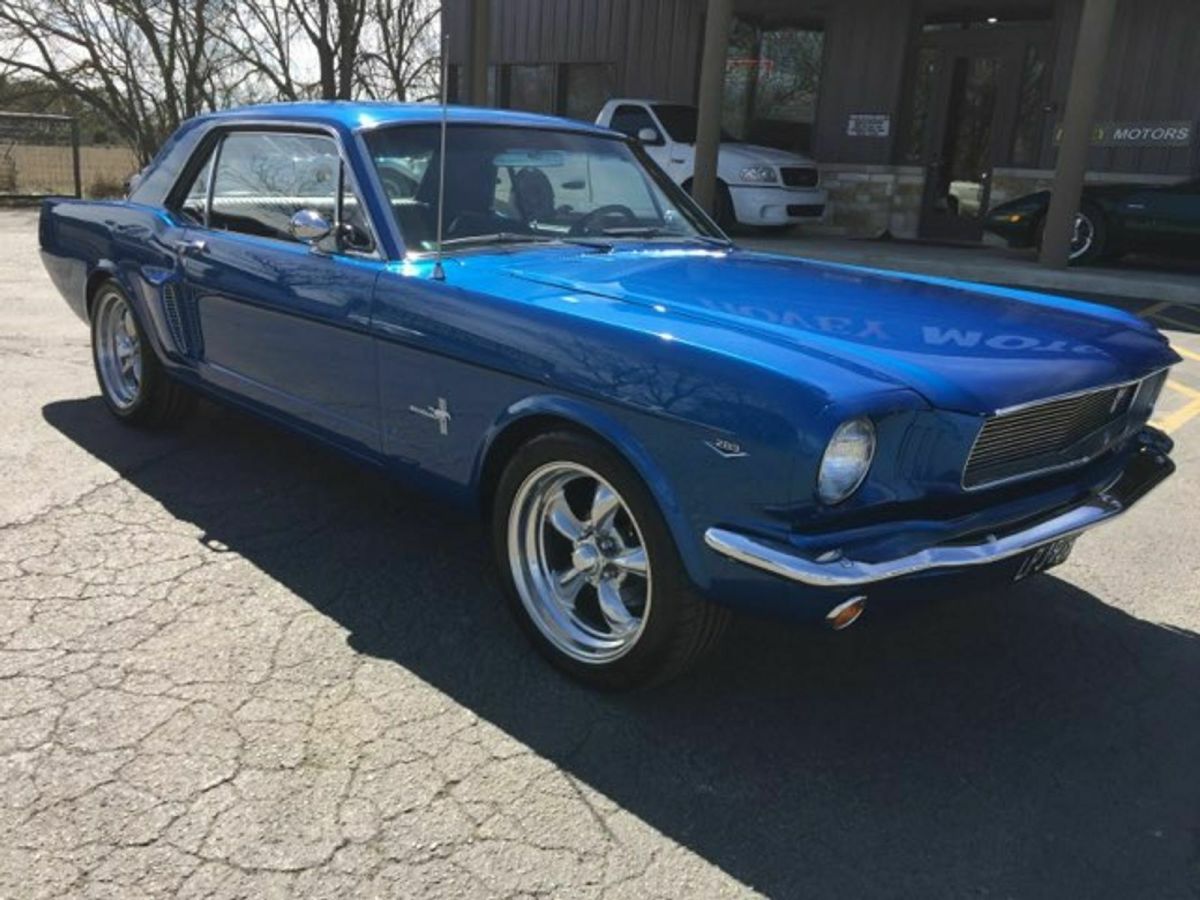 1966 Blue Ford Mustang Coupe