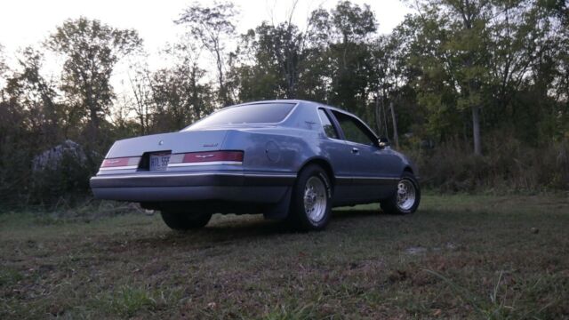 1986 Blue Ford Thunderbird Coupe