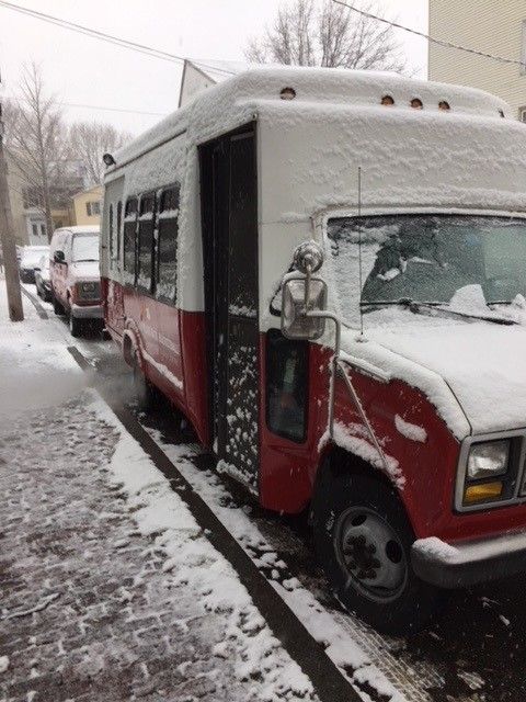 1991 Red Ford F-350 MINI BUS VAN