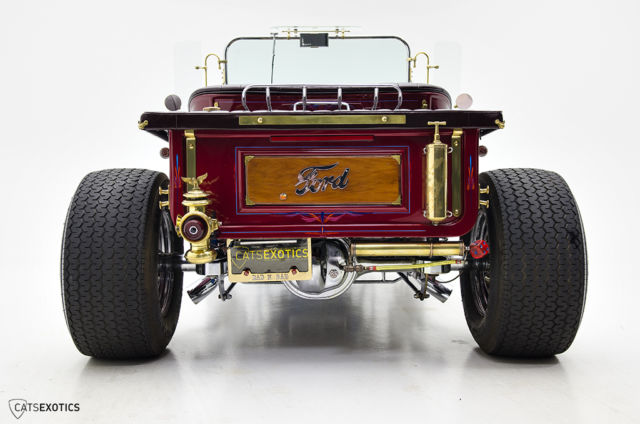 1923 Burgundy Ford Model T Convertible