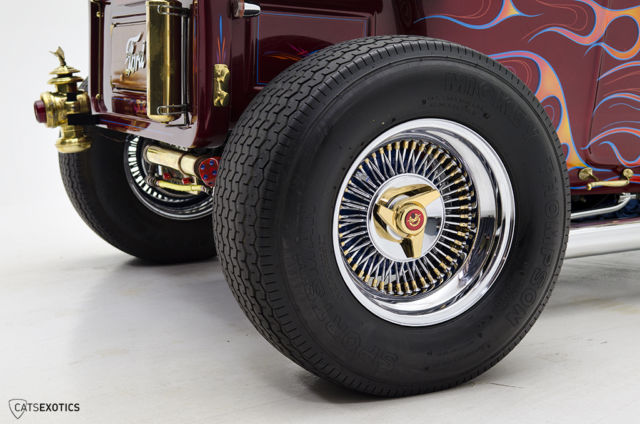 1923 Burgundy Ford Model T Convertible
