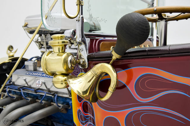 1923 Burgundy Ford Model T Convertible