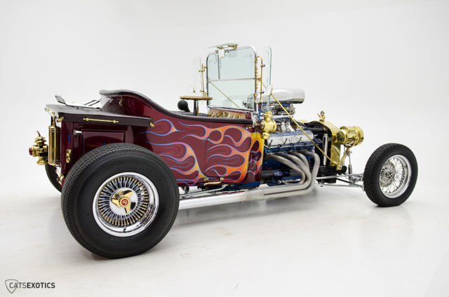 1923 Burgundy Ford Model T Convertible