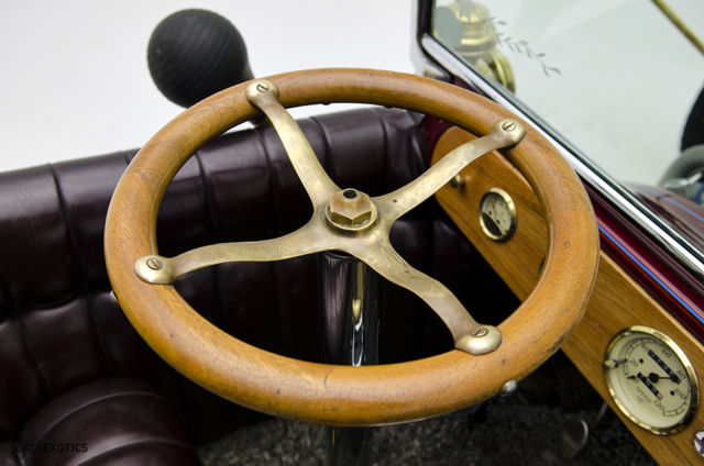 1923 Burgundy Ford Model T Convertible