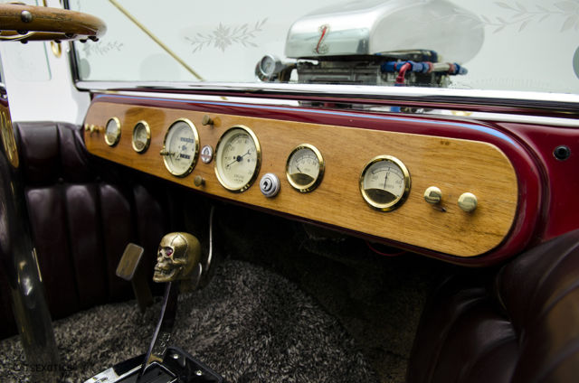 1923 Burgundy Ford Model T Convertible