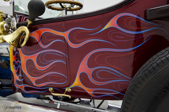 1923 Burgundy Ford Model T Convertible