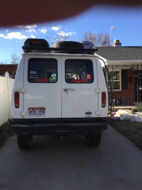 1983 White Ford E-Series Van Van Camper