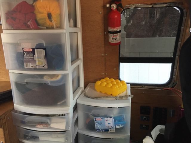 1983 White Ford E-Series Van Van Camper