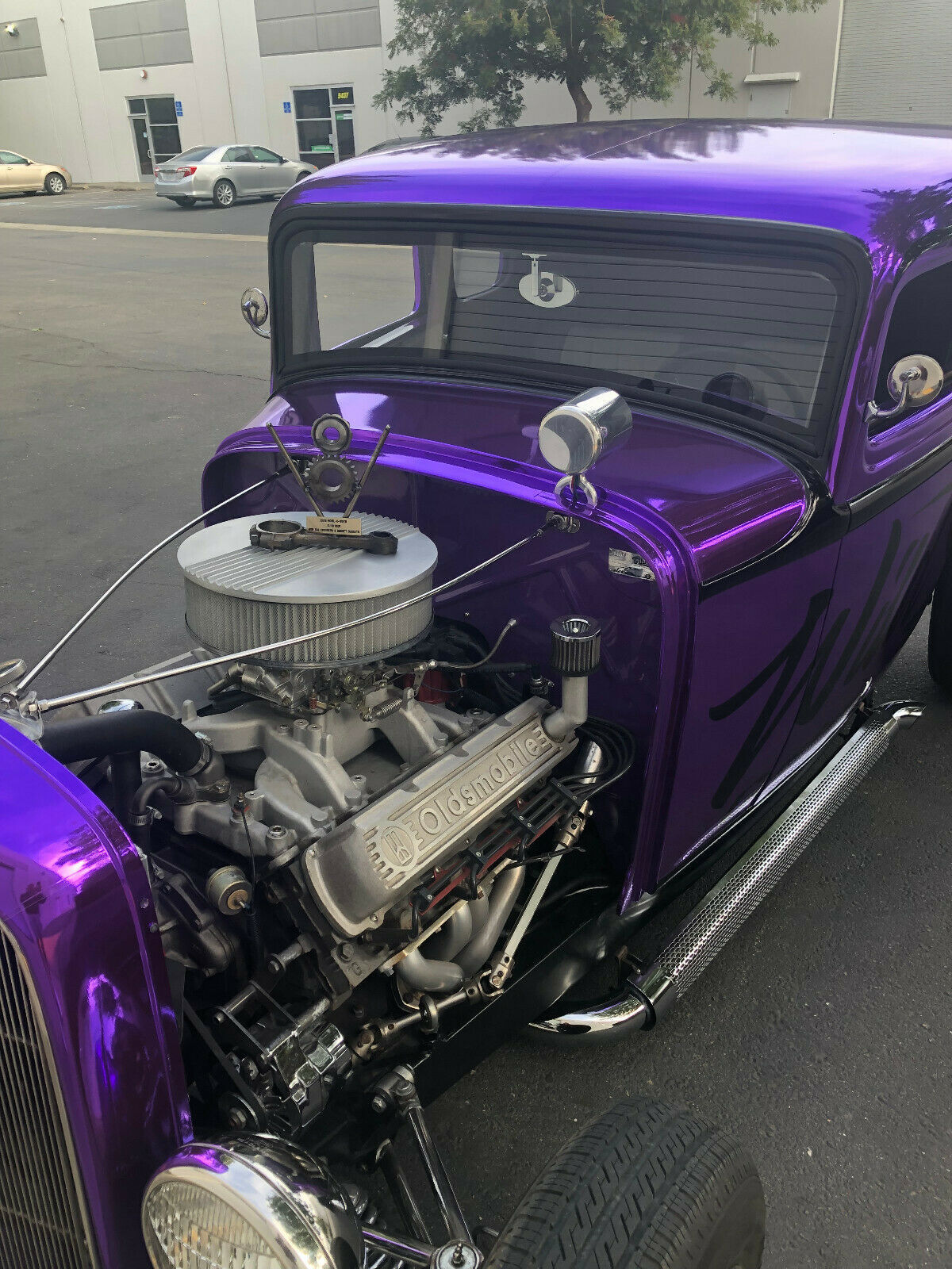 1932 Purple Chrome Ford 5-Window Coupe 2d : 2 Door Hard TOP