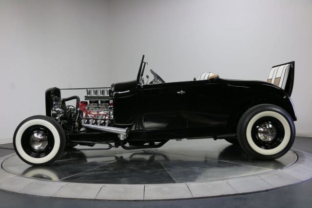 1929 Black Ford Hot Rod Convertible