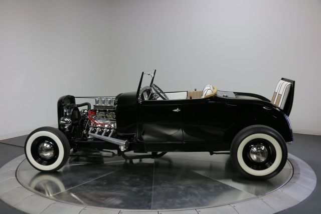 1929 Black Ford Hot Rod Convertible