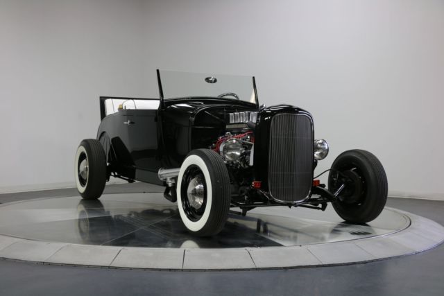 1929 Black Ford Hot Rod Convertible
