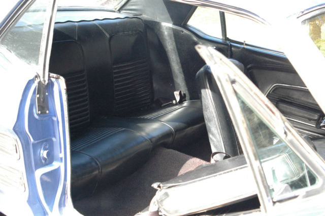 1967 Blue Ford Mustang coupe