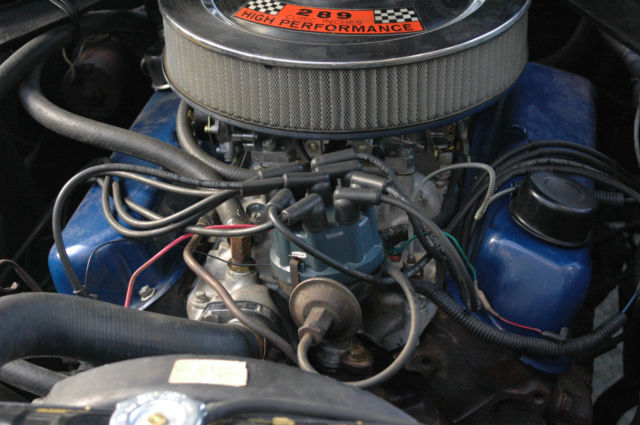 1967 Blue Ford Mustang coupe