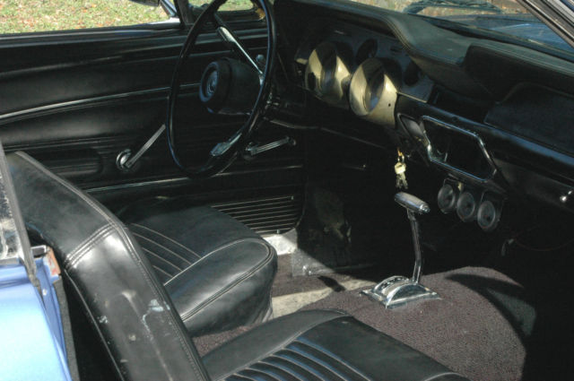 1967 Blue Ford Mustang coupe
