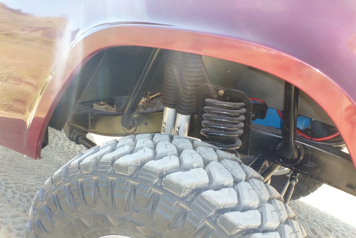 1966 Burgundy Ford Bronco SUV